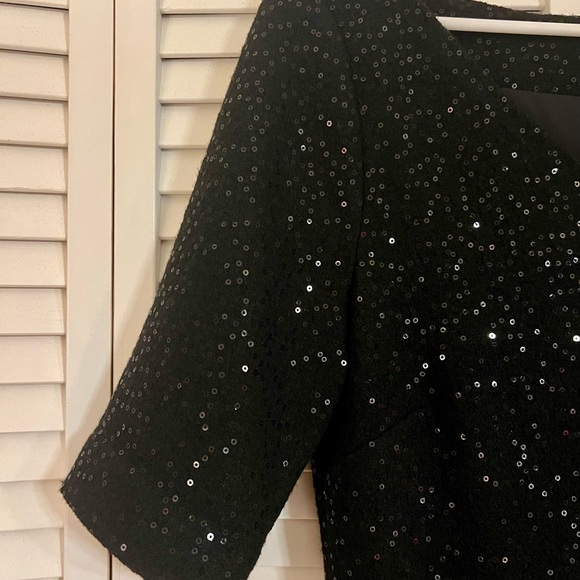 BANANA REPUBLIC SEQUIN V-NECK DRESS - Picture 3 of 8